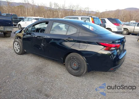 2021 Nissan Versa S Xtronic Cvt z USA, uszkodzony, nr VIN 3N1CN8DV7ML892861